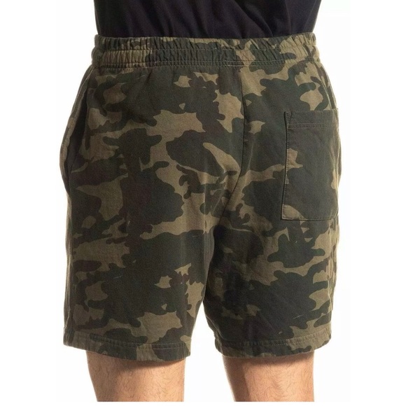 Affliction Men's Sweat short STANDARD Athletic shorts Camo Biker - Picture 5 of 5